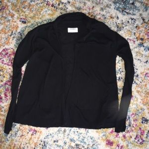 Old navy  black Shawl-Collar Open-Front Sweater